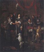 Jan Steen The Dancing dog oil on canvas